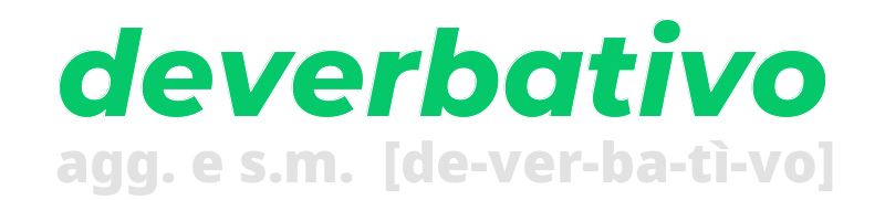 deverbativo