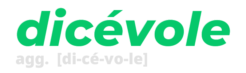 dicevole