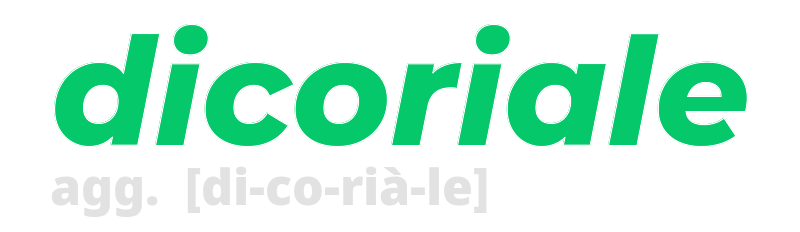 dicoriale