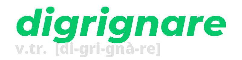 digrignare