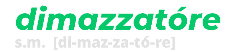 dimazzatore