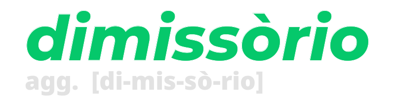 dimissorio