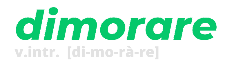 dimorare