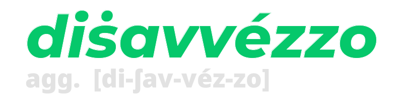 disavvezzo