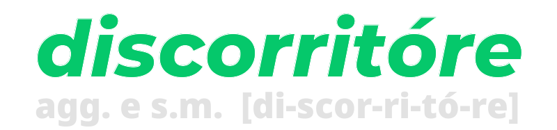 discorritore