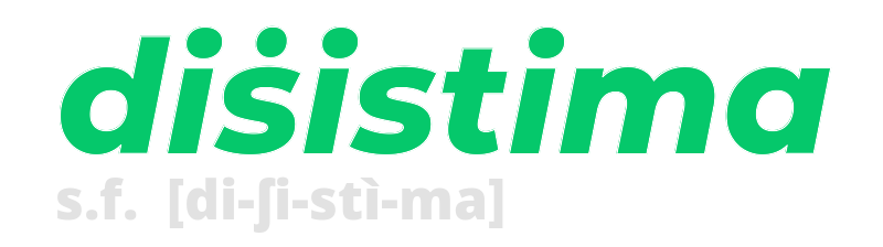 disistima