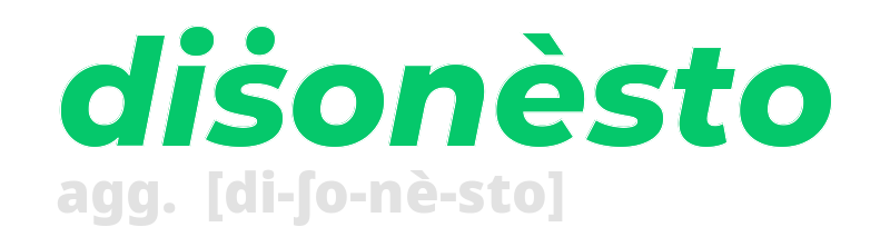 disonesto