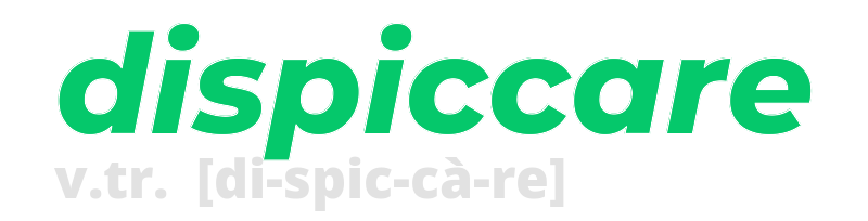 dispiccare