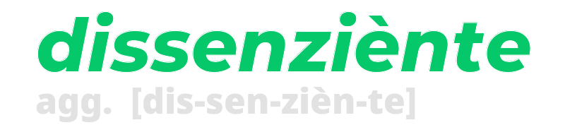 dissenziente