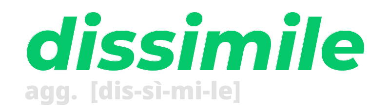 dissimile