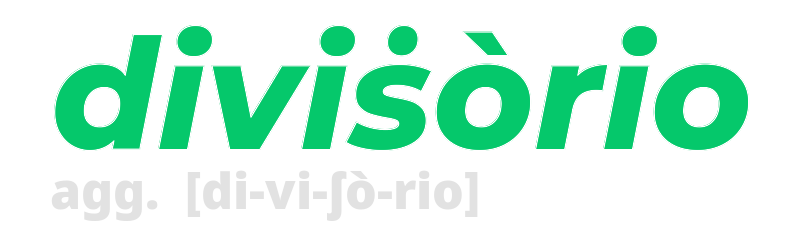 divisorio