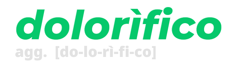 dolorifico