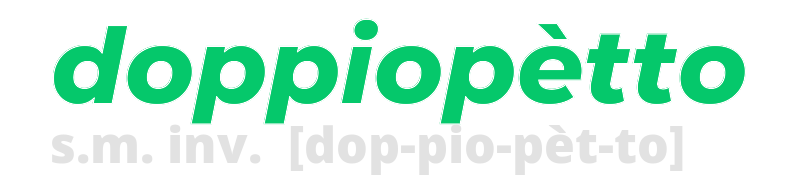 doppiopetto