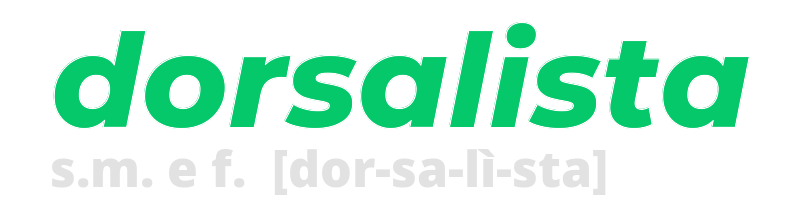 dorsalista