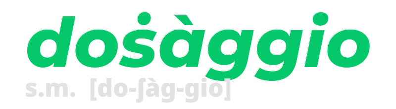 dosaggio