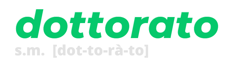 dottorato