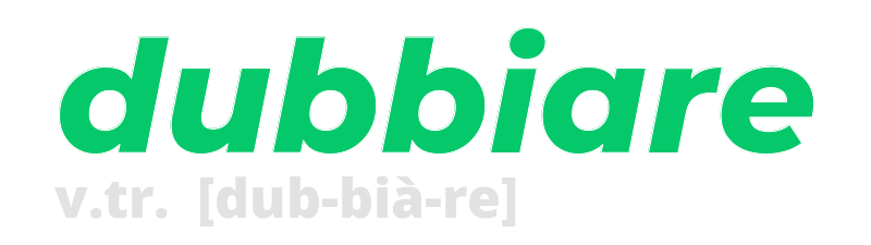 dubbiare