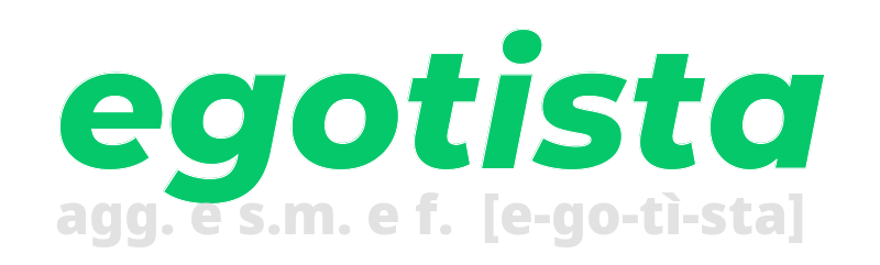 egotista