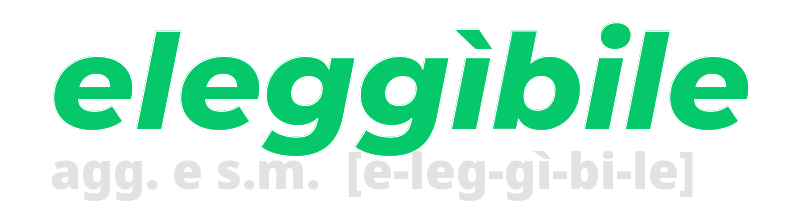 eleggibile