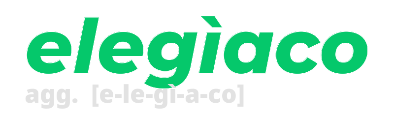 elegiaco