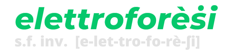 elettroforesi