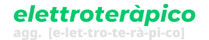 elettroterapico