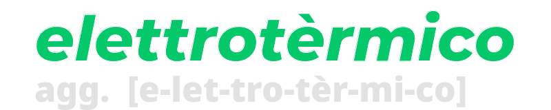 elettrotermico