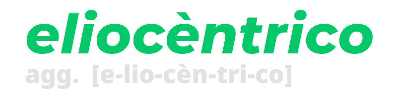 eliocentrico