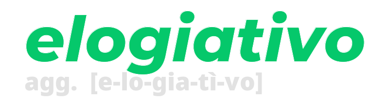 elogiativo