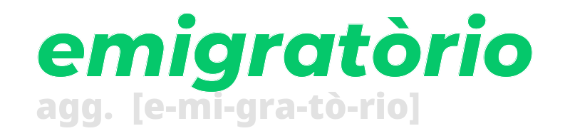 emigratorio