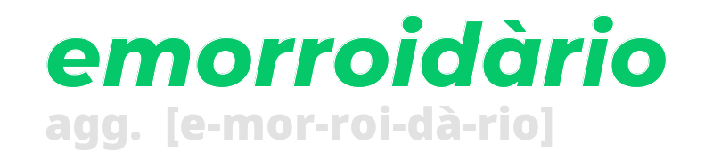 emorroidario