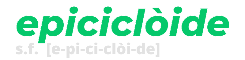 epicicloide