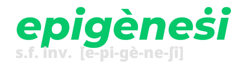 epigenesi