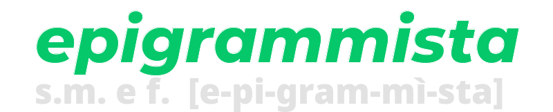 epigrammista