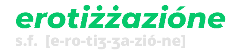 erotizzazione