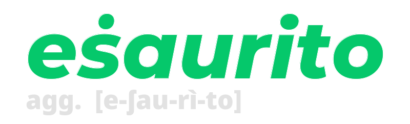 esaurito