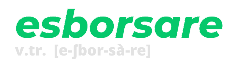 esborsare