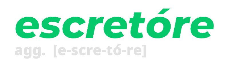 escretore