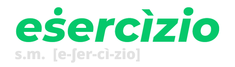 esercizio