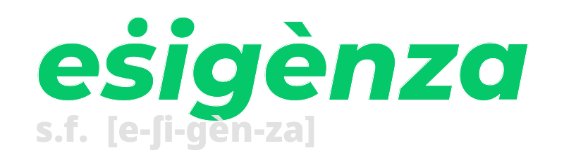 esigenza