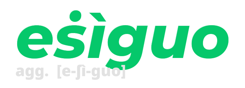 esiguo