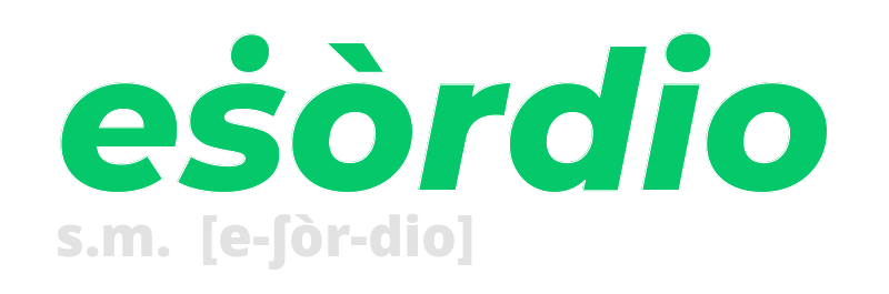 esordio