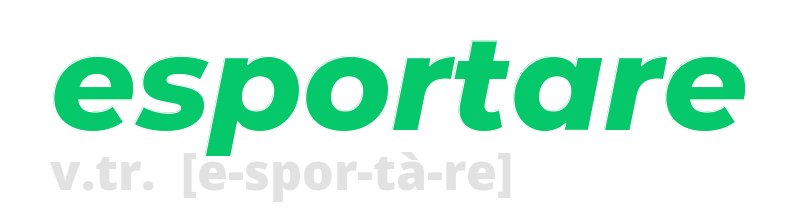 esportare