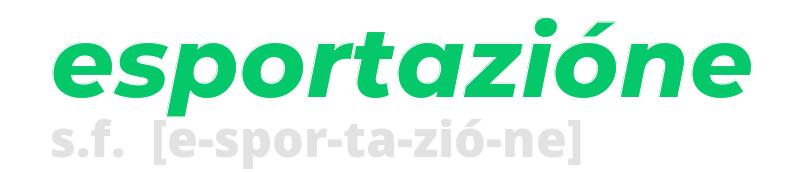 esportazione