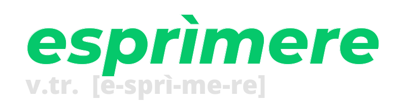 esprimere