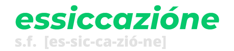 essiccazione