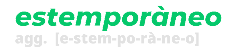 estemporaneo