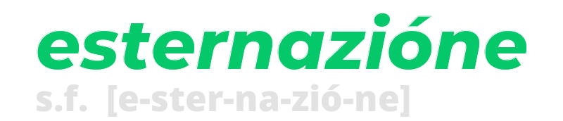 esternazione