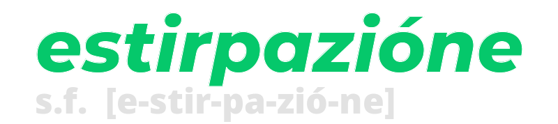 estirpazione