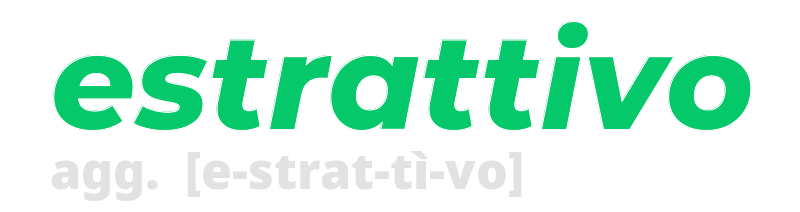 estrattivo